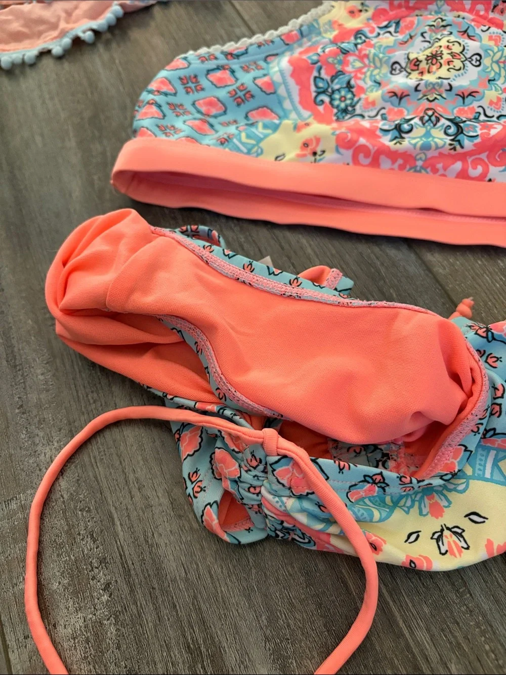 Justice swim 3 piece set size 12